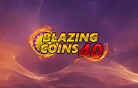 Blazing Coins 40 Logo