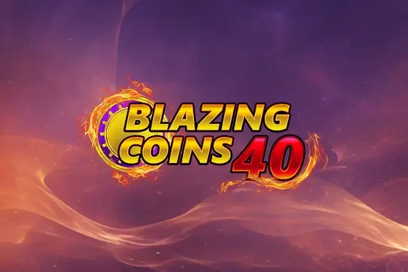 Blazing Coins 40 Logo
