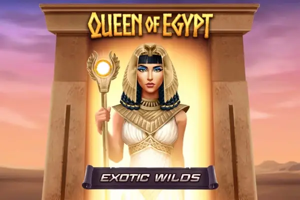 Queen of Egypt Exotic Wilds Logo