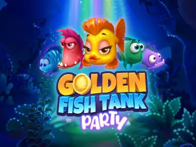 Golden Fish Tank Party Logo