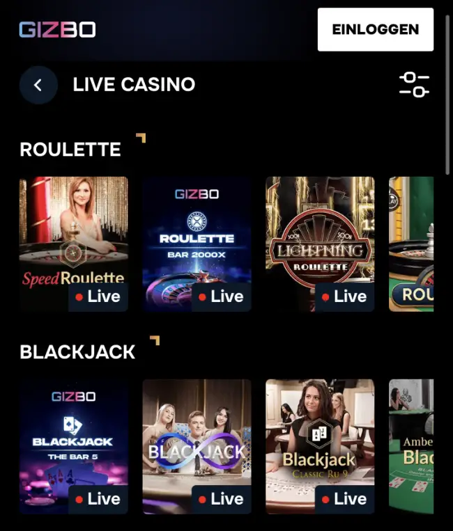 Gizbo Casino Test