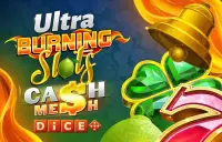 Burning Slots Cash Mesh Ultra Dice Logo