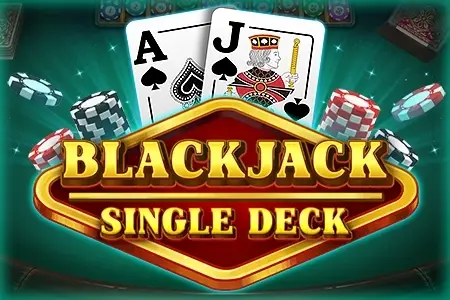 Single Deck Blackjack Logo