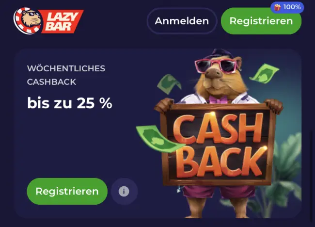 Lazybar Casino test