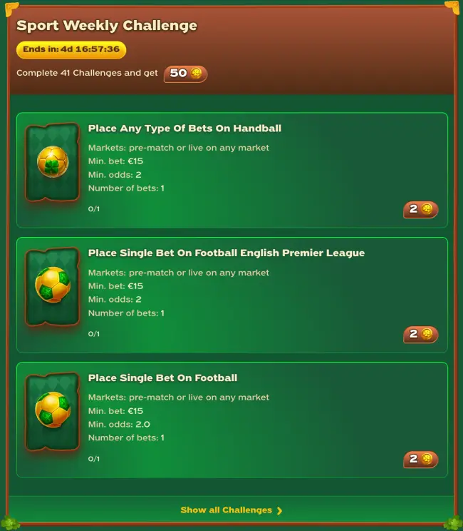 Greenluck Sport Challenges