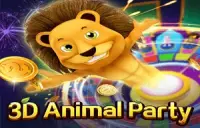 3D Animal Party Logo