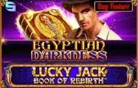 Lucky Jack Book of Rebirth Egyptian Darkness Logo