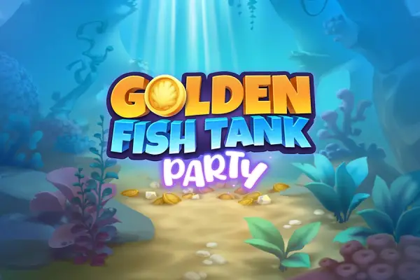 Golden Fish Tank Party Logo