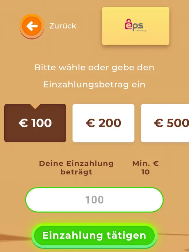 Wazamba Einzahlung tätigen