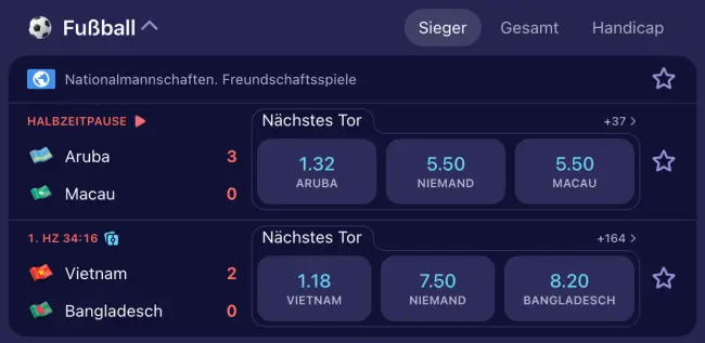 Betmatch Sport Live
