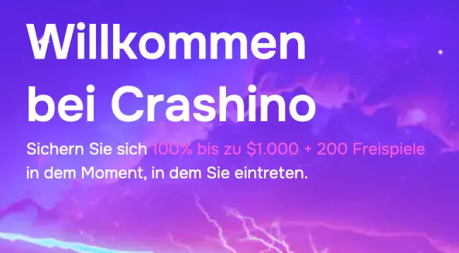 Crashino Casino Bonus