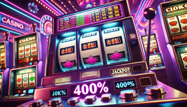 400% Bonus bei Online Casinos