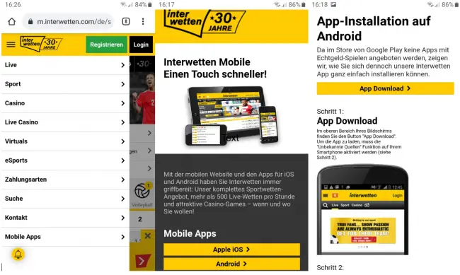 Interwetten App