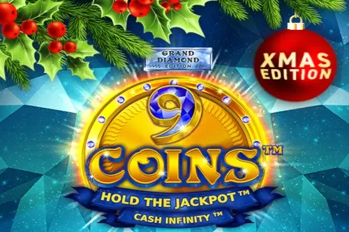9 Coins Grand Diamond Xmas Logo