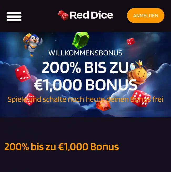 Red Dice Casino Bonus