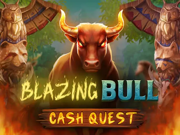 Blazing Bull Cash Quest Logo