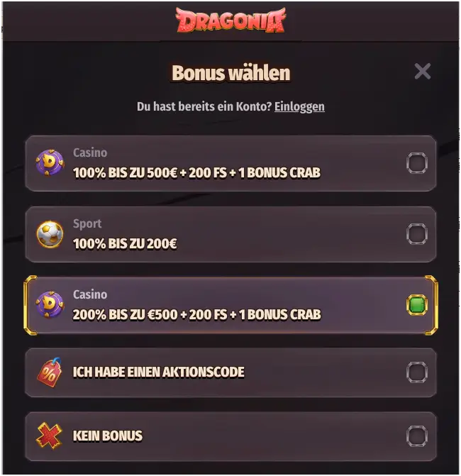 Dragonia Casino Test