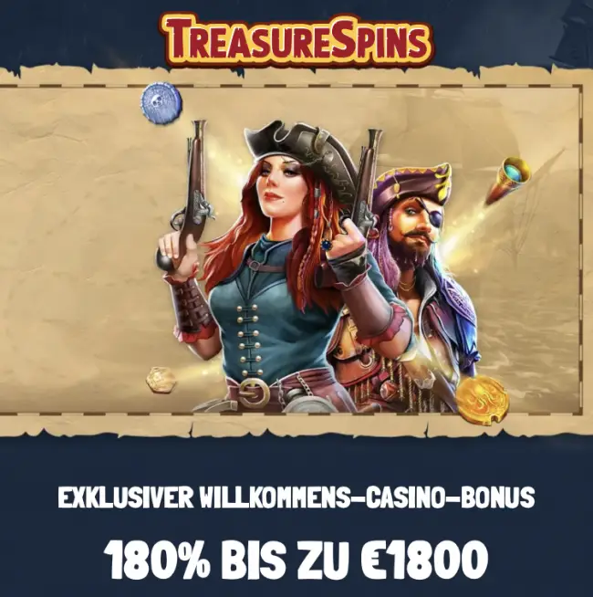 Treasurespins Casino Bonus