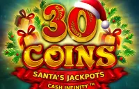 30 Coins Santa's Jackpots Logo