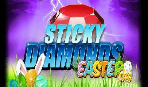 Sticky Diamonds Easter Egg Logo