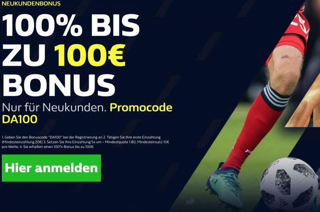 William Hill € 100 Bonus