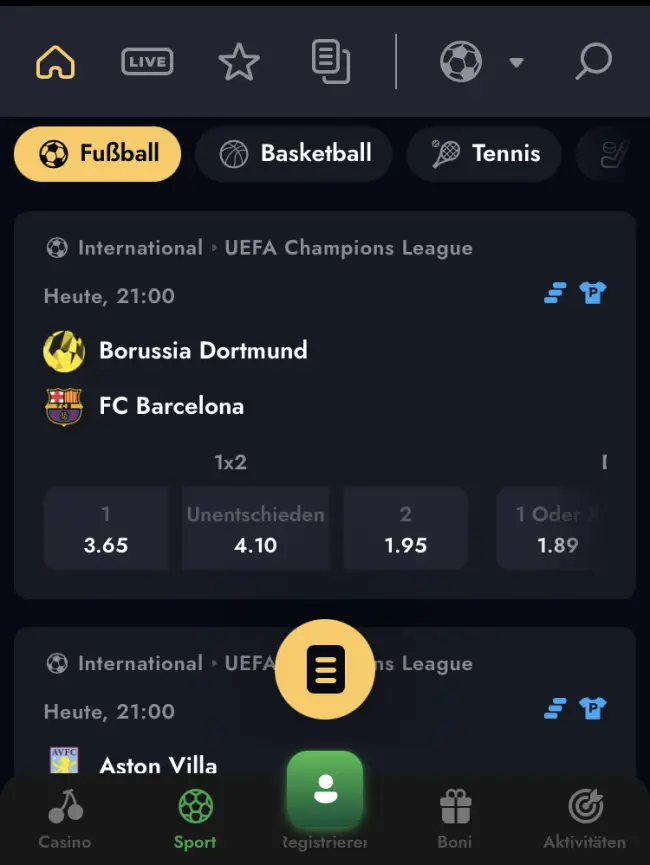 Oscarspin Sportwetten Test