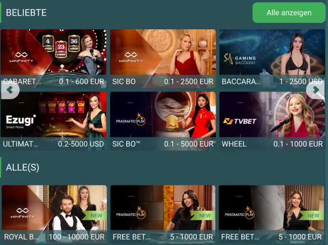 22 Casino Test