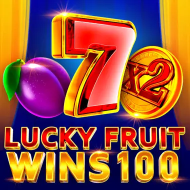 Lucky Fruit Wins 100 Logo