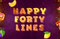 Happy Forty Lines Logo