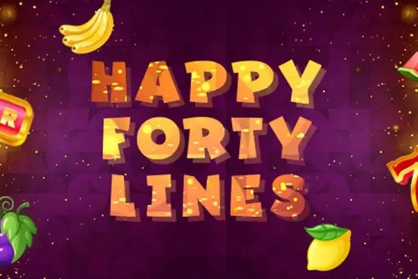Happy Forty Lines Logo