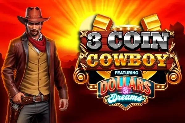3 Coin Cowboy Dollars & Dreams Logo
