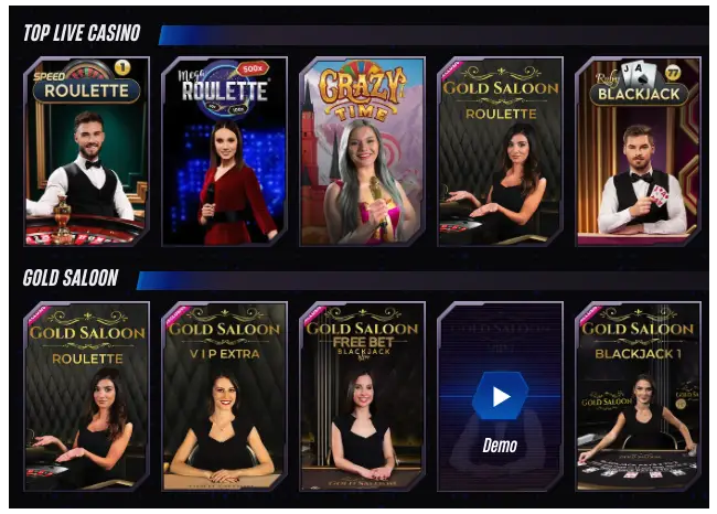 Winrolla Casino Live Casino