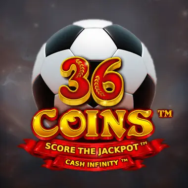 36 Coins Score the Jackpot Logo