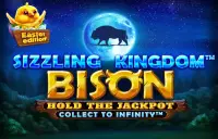 Sizzling Kingdom Bison: Easter Edition Logo