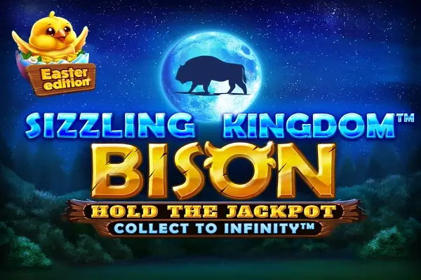 Sizzling Kingdom Bison: Easter Edition Logo