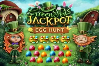Greenhats' Jackpot Egg Hunt Logo