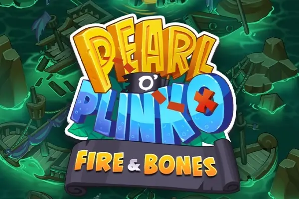 Pearl O' Plinko - Fire & Bones Logo