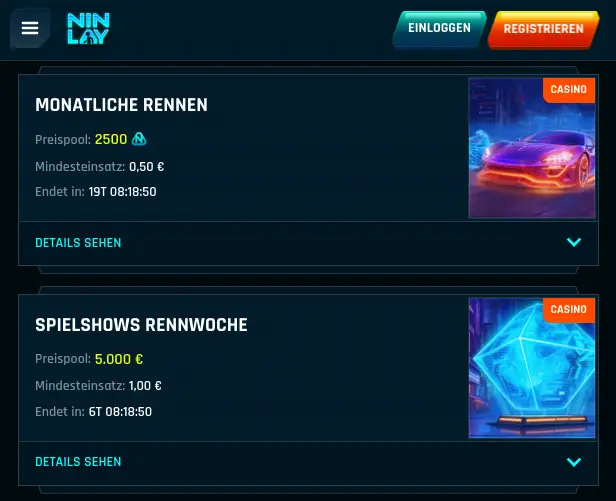 Ninlay Casino Test