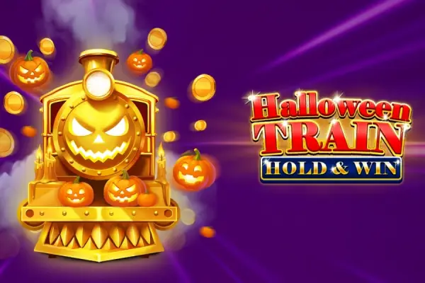 Halloween Train Hold & Win Logo