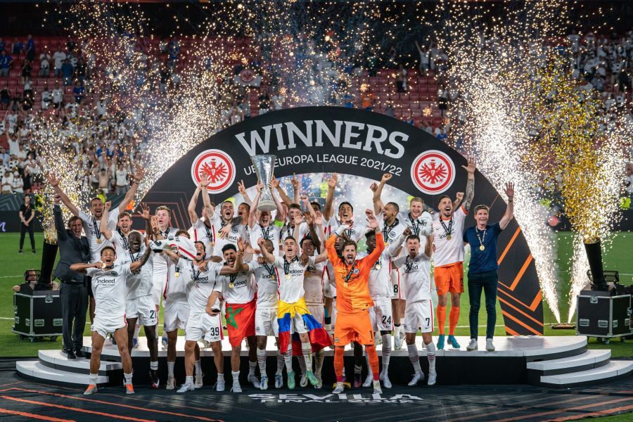 2021/22 gewann Frankfurt die Europa League