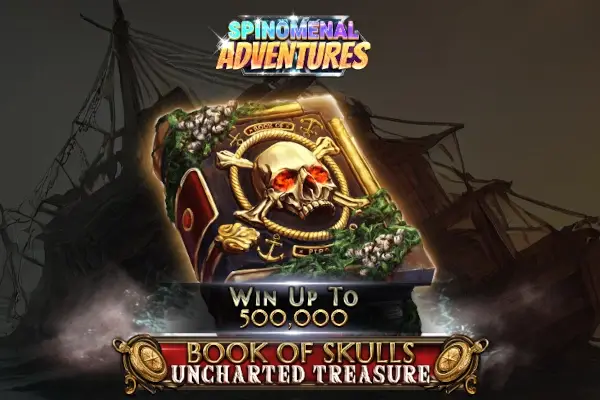Book of Skulls Uncharted Treasure Logo