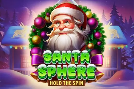 Santa Sphere: Hold the Spin Logo