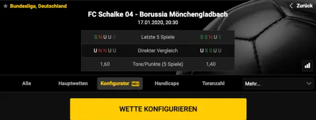 So findet ihr den bwin-Konfigurator