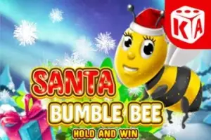 Santa Bumble Bee Hold and Win Logo