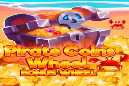 Pirate Coins Wheel Logo
