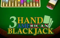 3 Hand American Blackjack Logo