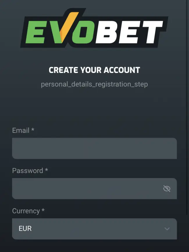 Evobet Sport Test