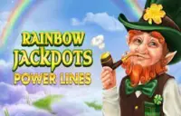 Rainbow Jackpots Power Lines Logo