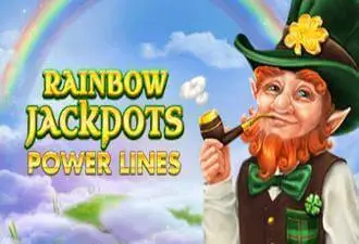 Rainbow Jackpots Power Lines Logo