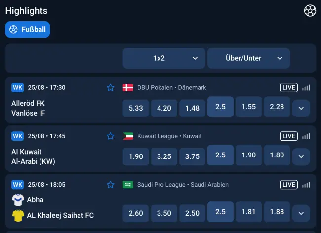 RCasino Sportwetten Test